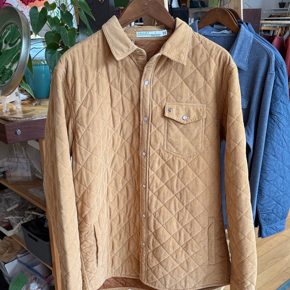 Criquet Light Brown Corduroy Shacket Size L